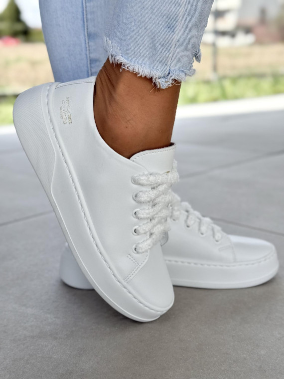 Sneakersy damskie OLEKSY ze skóry naturalnej Polskiej produkcji