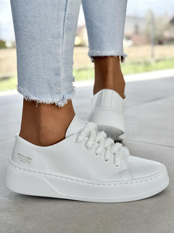 Sneakersy damskie OLEKSY ze skóry naturalnej Polskiej produkcji