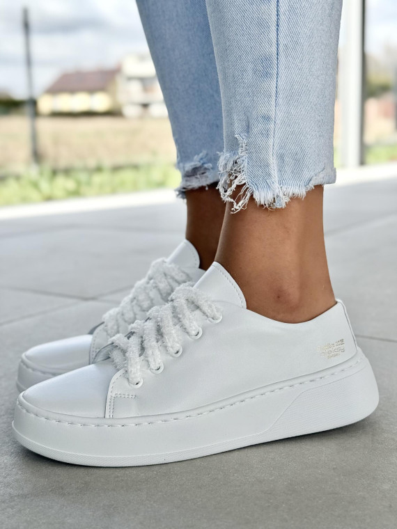 Sneakersy damskie OLEKSY ze skóry naturalnej Polskiej produkcji