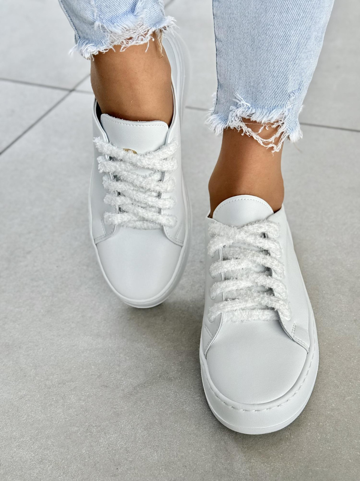 Sneakersy damskie OLEKSY ze skóry naturalnej Polskiej produkcji