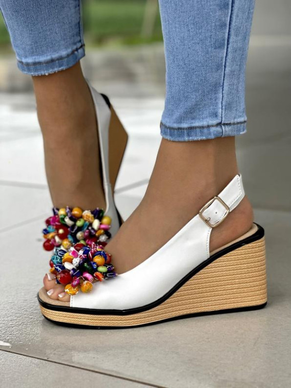 Sandały damskie ze skóry naturalnej