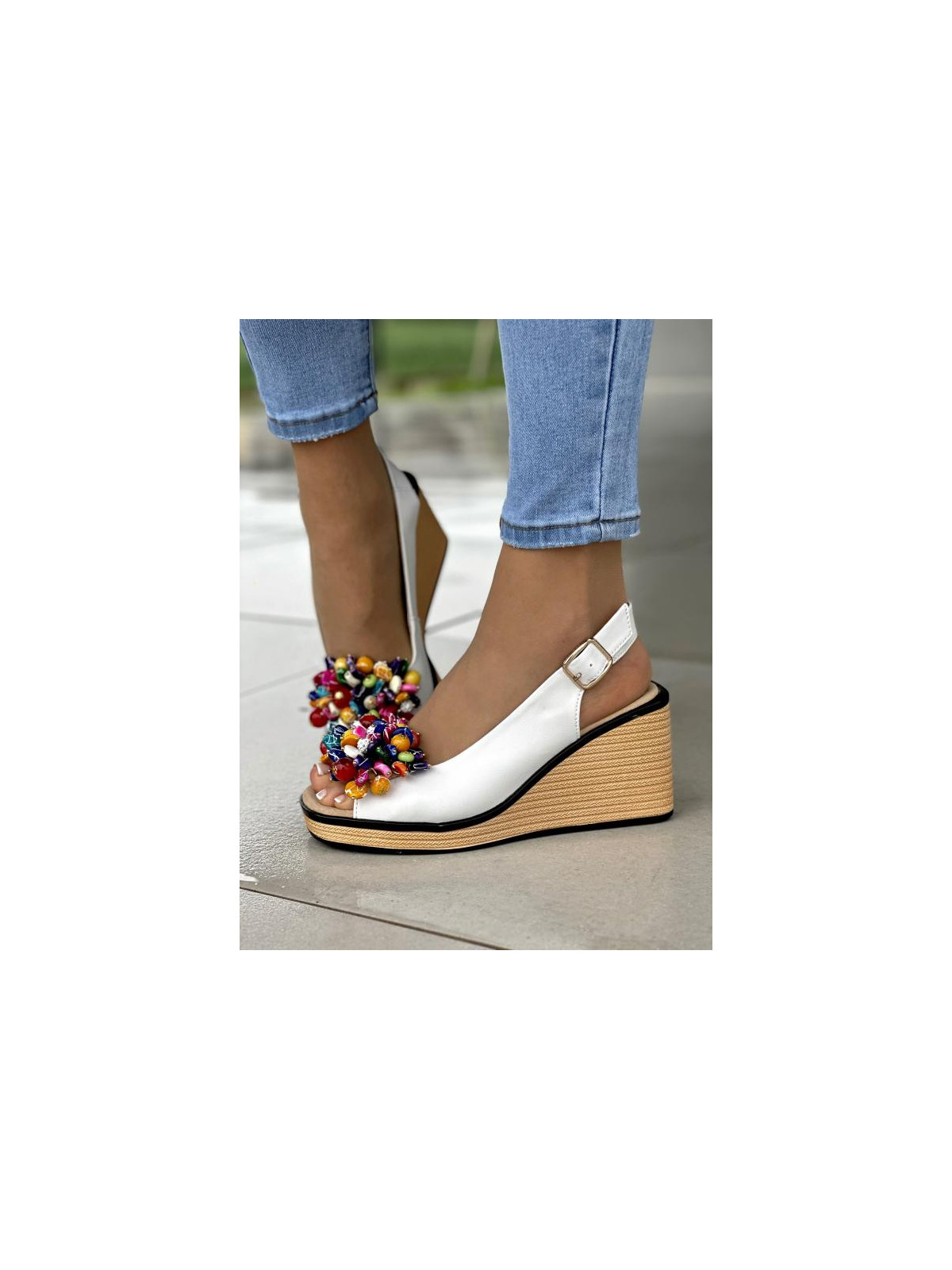 Sandały damskie ze skóry naturalnej