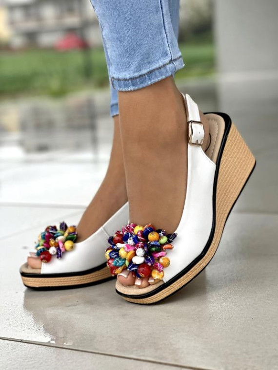 Sandały damskie ze skóry naturalnej