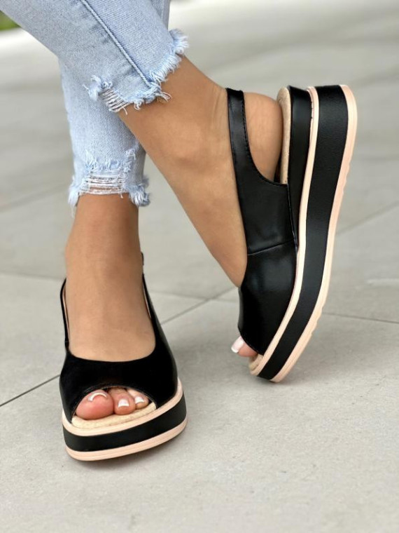 Sandały damskie ze skóry naturalnej