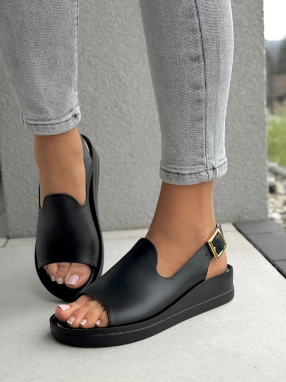 Sandałki damskie OLEKSY ze skóry naturalnej Polskiej produkcji