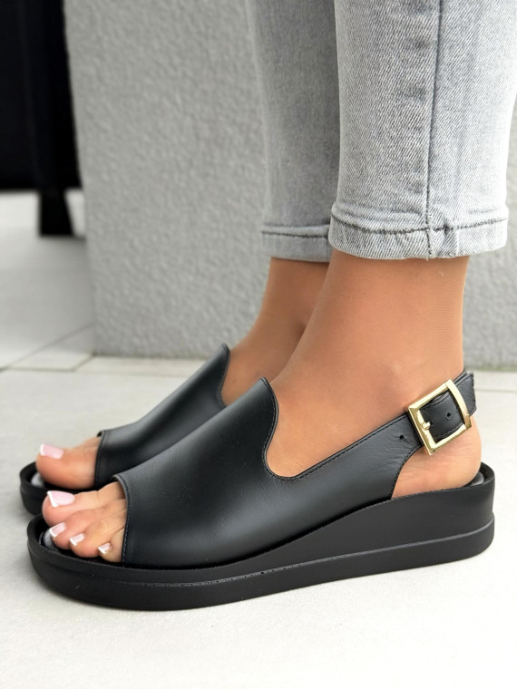 Sandałki damskie OLEKSY ze skóry naturalnej Polskiej produkcji