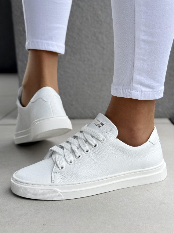 Sneakersy damskie OLEKSY ze skóry naturalnej Polskiej produkcji