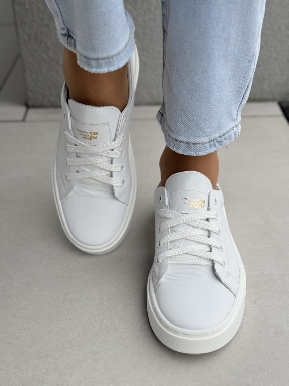 Sneakersy damskie OLEKSY ze skóry naturalnej Polskiej produkcji