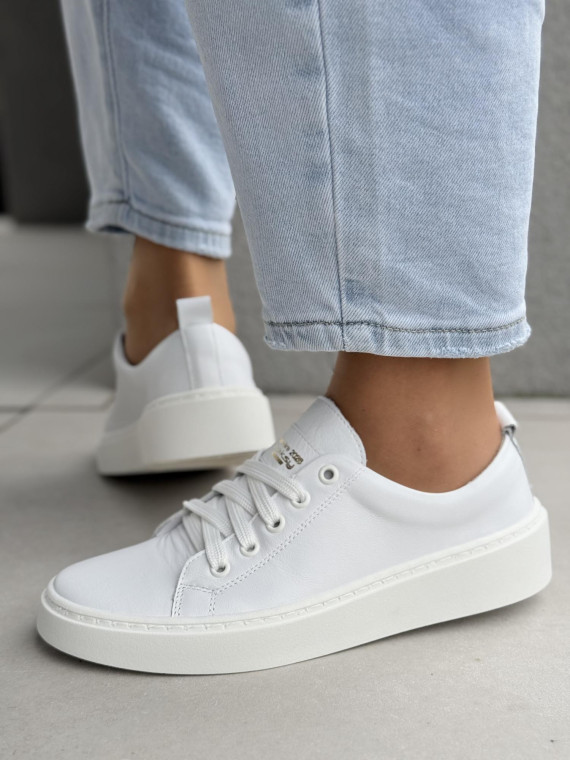 Sneakersy damskie OLEKSY ze skóry naturalnej Polskiej produkcji