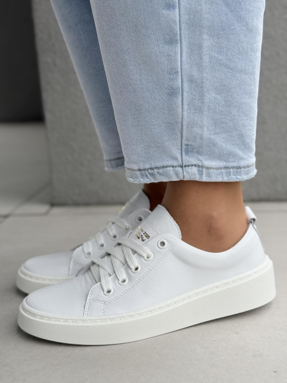Sneakersy damskie OLEKSY ze skóry naturalnej Polskiej produkcji