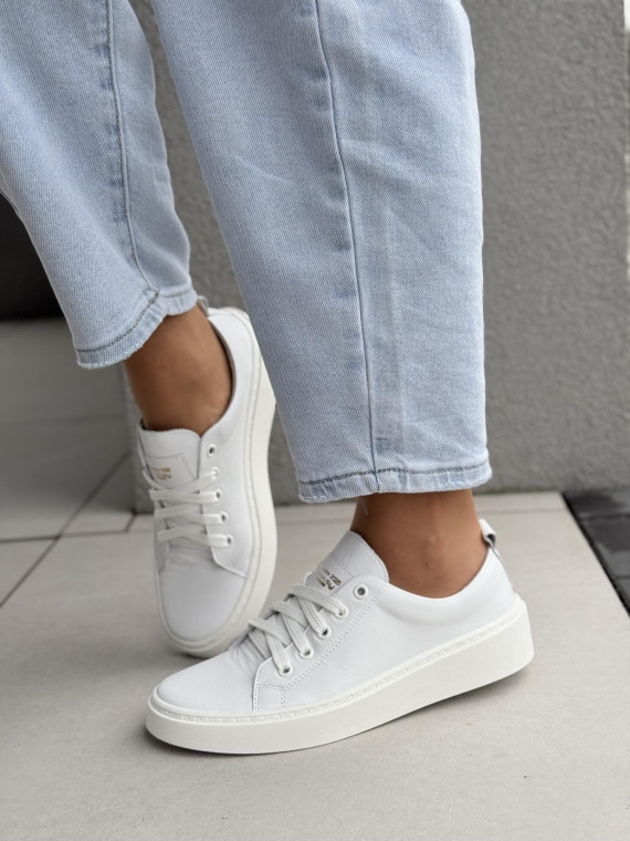 Sneakersy damskie OLEKSY ze skóry naturalnej Polskiej produkcji