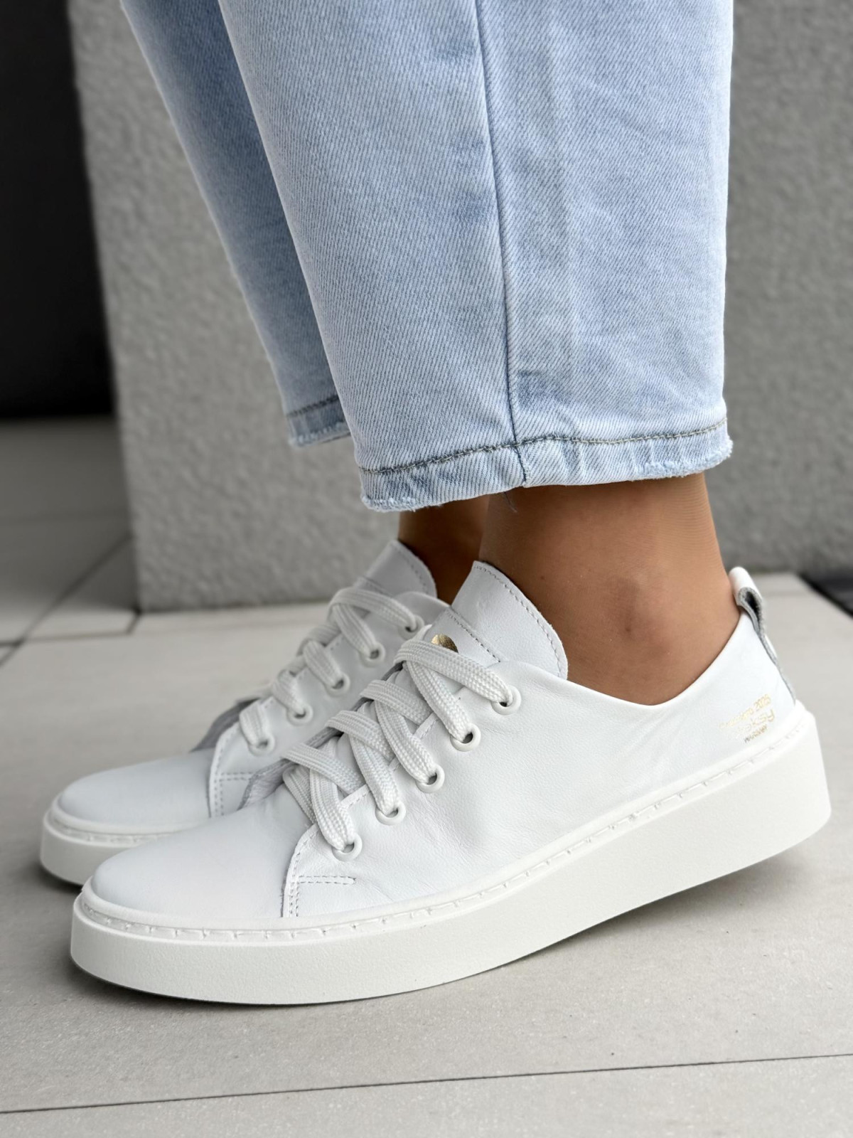 Sneakersy damskie OLEKSY ze skóry naturalnej Polskiej produkcji