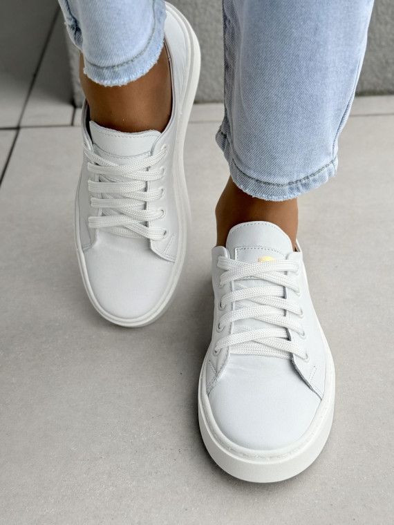 Sneakersy damskie OLEKSY ze skóry naturalnej Polskiej produkcji