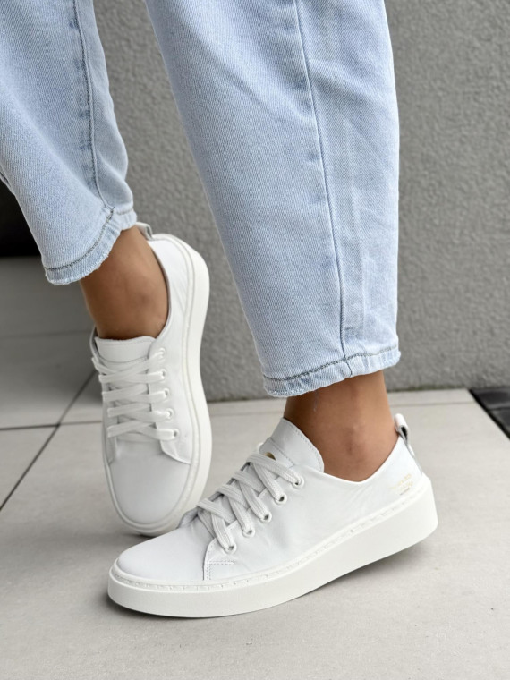 Sneakersy damskie OLEKSY ze skóry naturalnej Polskiej produkcji