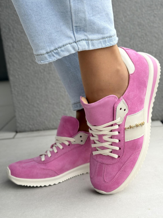 Sneakersy damskie OLEKSY ze skóry naturalnej Polskiej produkcji