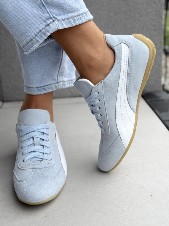 Sneakersy damskie OLEKSY ze skóry naturalnej Polskiej produkcji