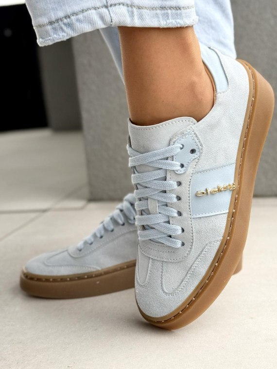 Sneakersy damskie OLEKSY ze skóry naturalnej Polskiej produkcji