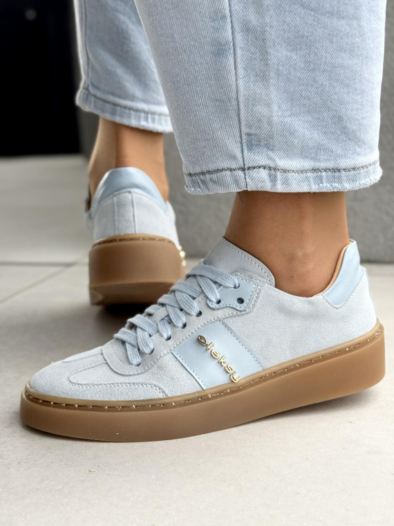 Sneakersy damskie OLEKSY ze skóry naturalnej Polskiej produkcji