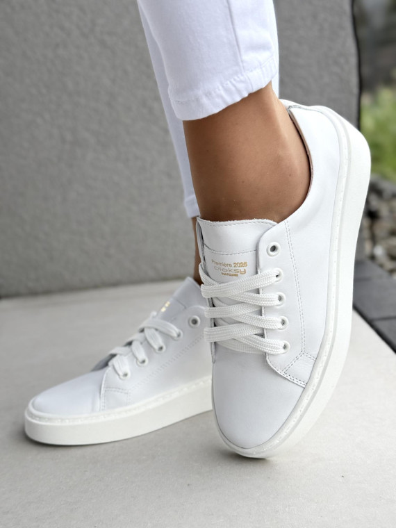 Sneakersy damskie OLEKSY ze skóry naturalnej Polskiej produkcji