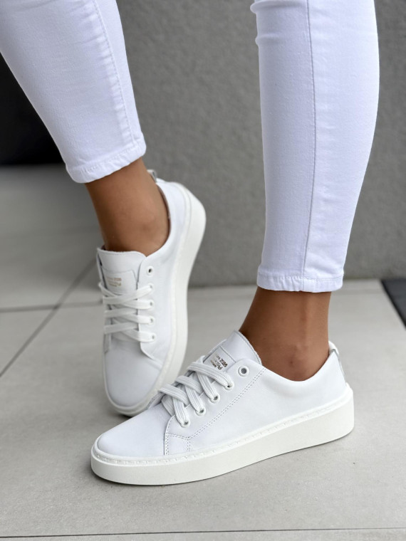 Sneakersy damskie OLEKSY ze skóry naturalnej Polskiej produkcji