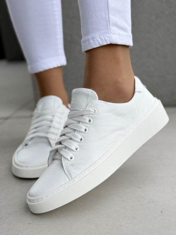 Sneakersy damskie OLEKSY ze skóry naturalnej Polskiej produkcji