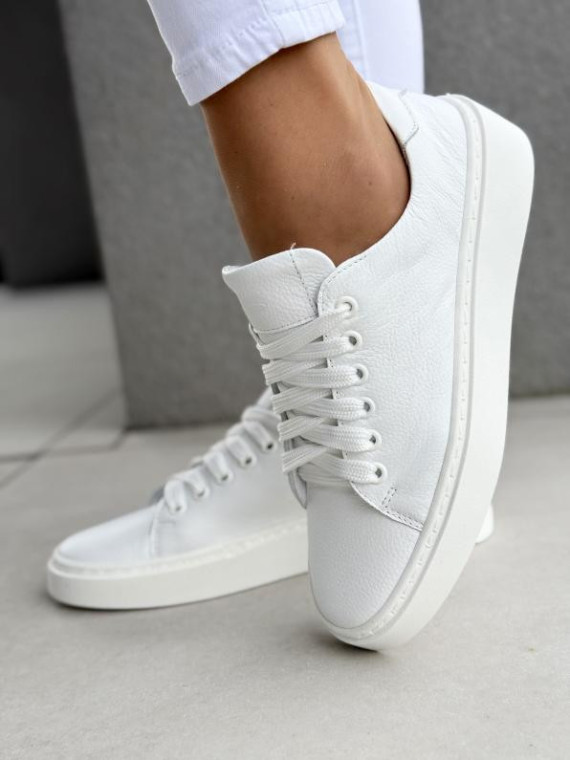 Sneakersy damskie OLEKSY ze skóry naturalnej Polskiej produkcji