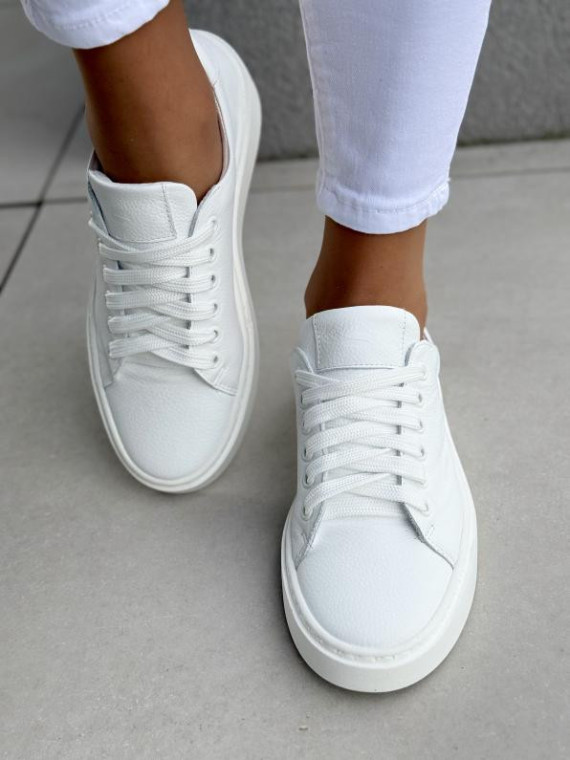 Sneakersy damskie OLEKSY ze skóry naturalnej Polskiej produkcji