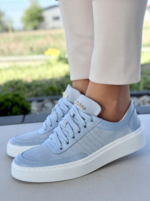 Sneakersy damskie OLEKSY ze skóry naturalnej Polskiej produkcji