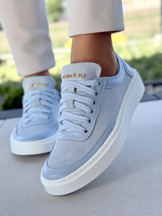 Sneakersy damskie OLEKSY ze skóry naturalnej Polskiej produkcji
