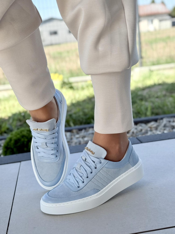 Sneakersy damskie OLEKSY ze skóry naturalnej Polskiej produkcji