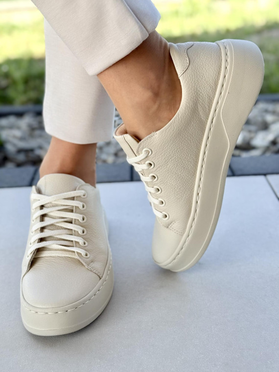 Sneakersy damskie OLEKSY ze skóry naturalnej Polskiej produkcji