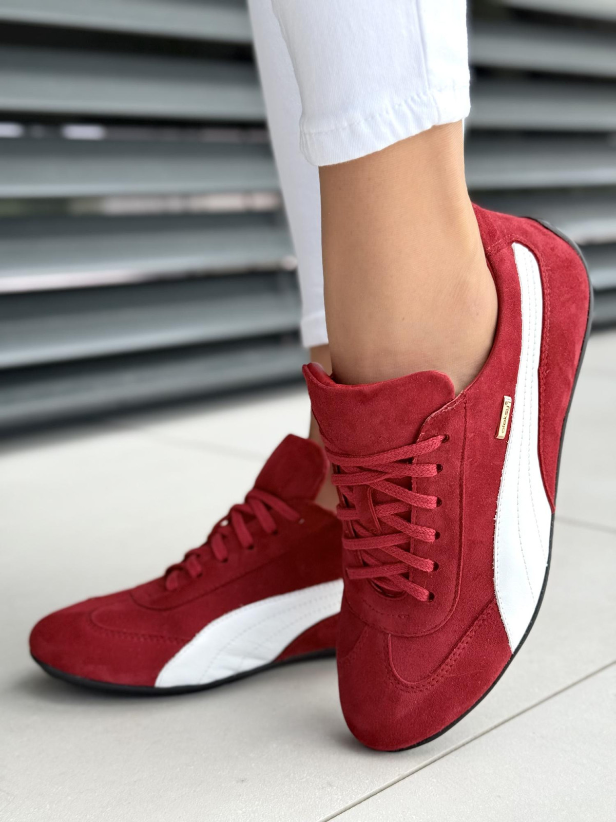 Sneakersy damskie OLEKSY ze skóry naturalnej Polskiej produkcji