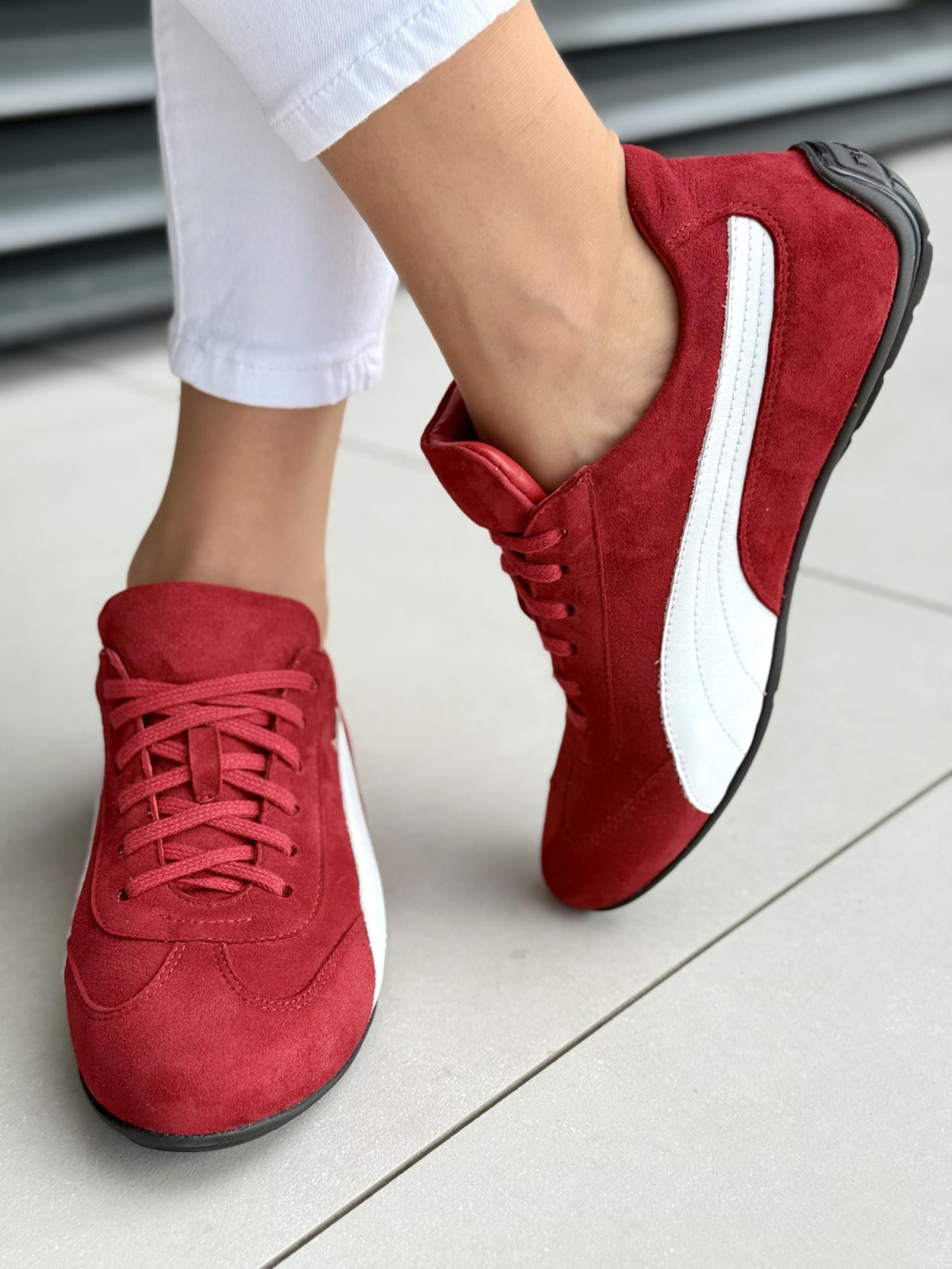 Sneakersy damskie OLEKSY ze skóry naturalnej Polskiej produkcji