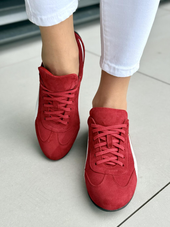 Sneakersy damskie OLEKSY ze skóry naturalnej Polskiej produkcji