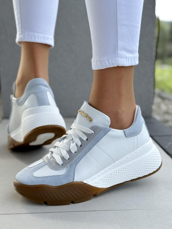 Sneakersy damskie OLEKSY ze skóry naturalnej Polskiej produkcji
