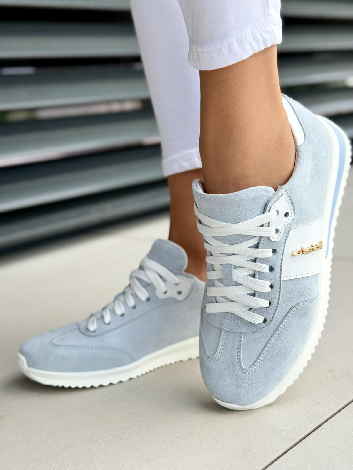 Sneakersy damskie OLEKSY ze skóry naturalnej Polskiej produkcji