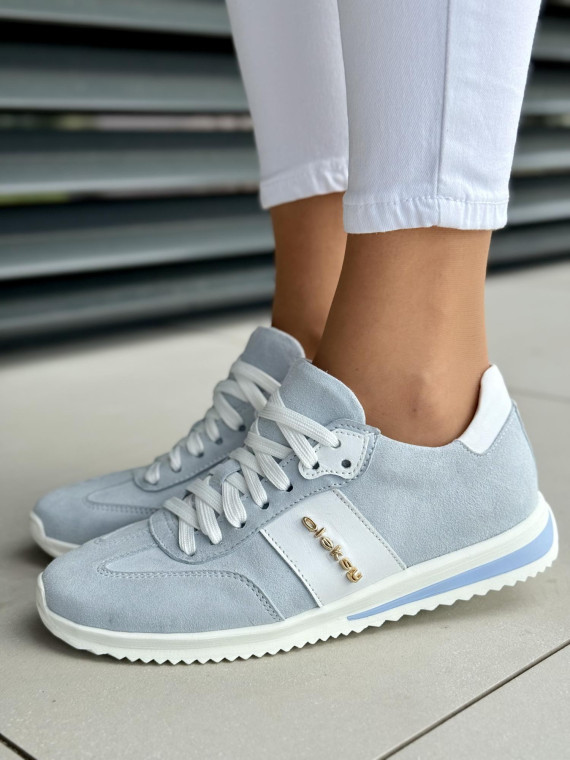 Sneakersy damskie OLEKSY ze skóry naturalnej Polskiej produkcji