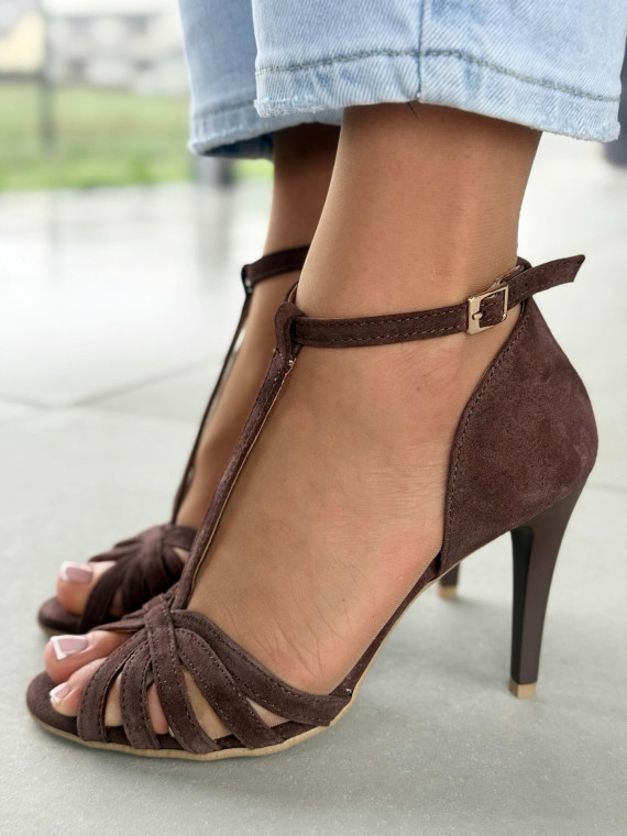 Sandałki damskie OLEKSY ze skóry naturalnej Polskiej produkcji