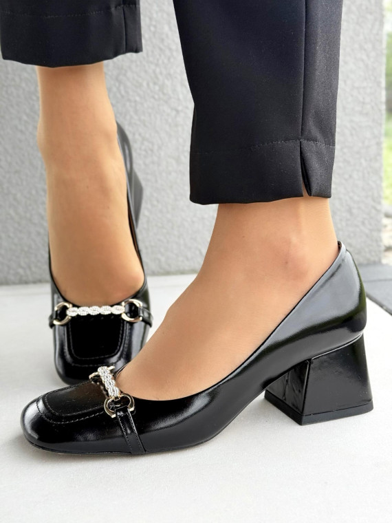 Czółenka OLEKSY ze skóry naturalnej Polskiej produkcji