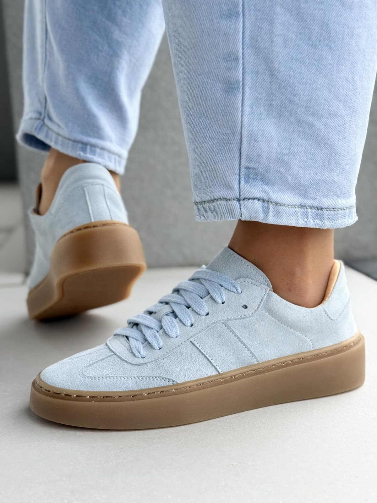 Sneakersy damskie OLEKSY ze skóry naturalnej Polskiej produkcji