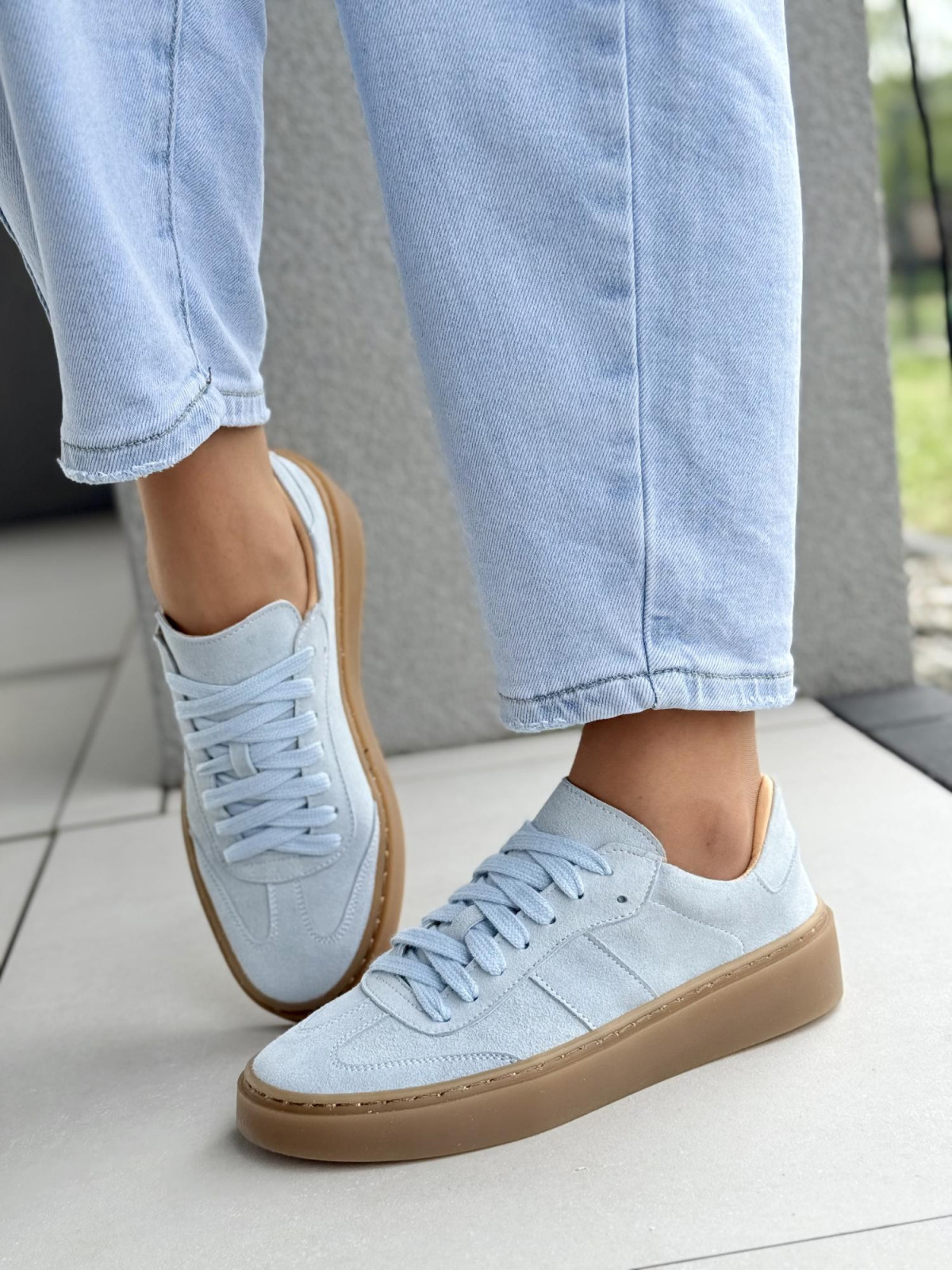 Sneakersy damskie OLEKSY ze skóry naturalnej Polskiej produkcji