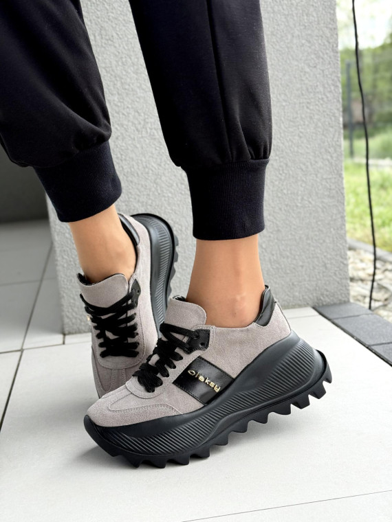 Snickersy OLEKSY ze skóry naturalnej Polskiej produkcji