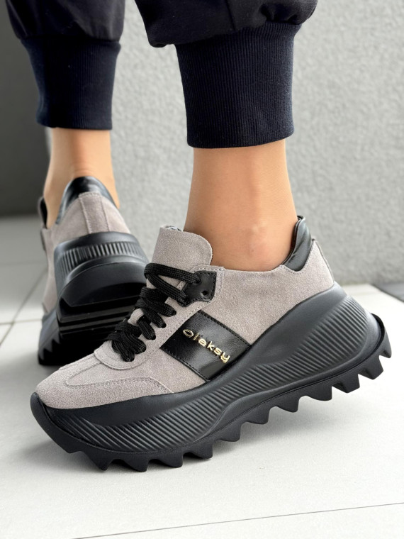 Snickersy OLEKSY ze skóry naturalnej Polskiej produkcji