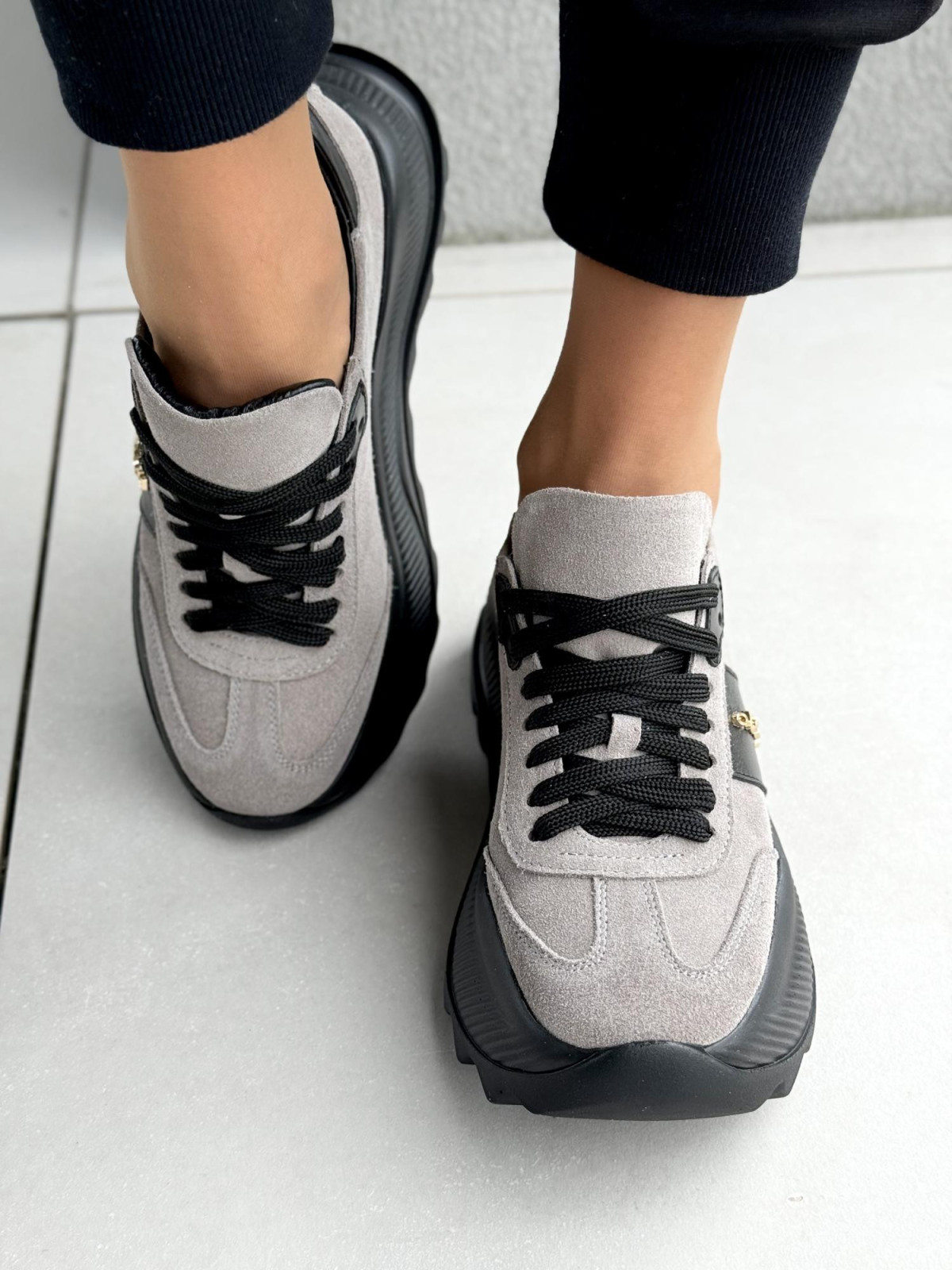 Snickersy OLEKSY ze skóry naturalnej Polskiej produkcji