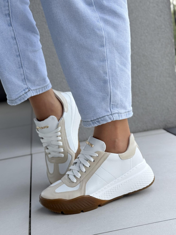 Sneakersy ze skóry naturalnej OLEKSY Polskiej produkcji