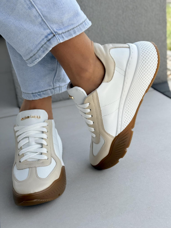 Sneakersy ze skóry naturalnej OLEKSY Polskiej produkcji