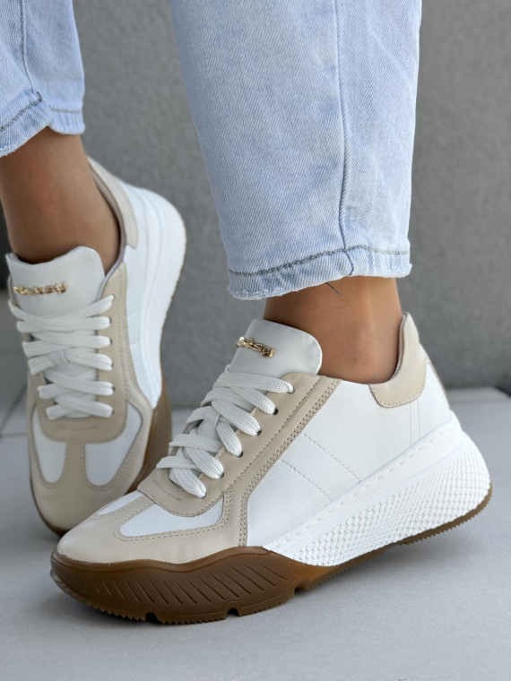 Sneakersy ze skóry naturalnej OLEKSY Polskiej produkcji