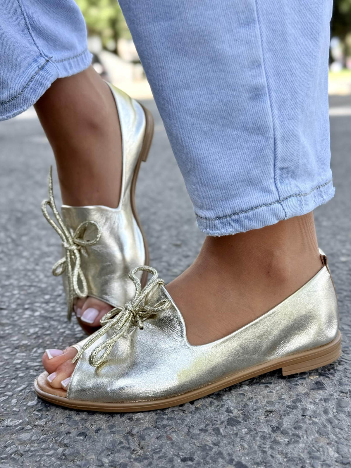 Sandałki damskie OLEKSY ze skóry naturalnej Polskiej produkcji