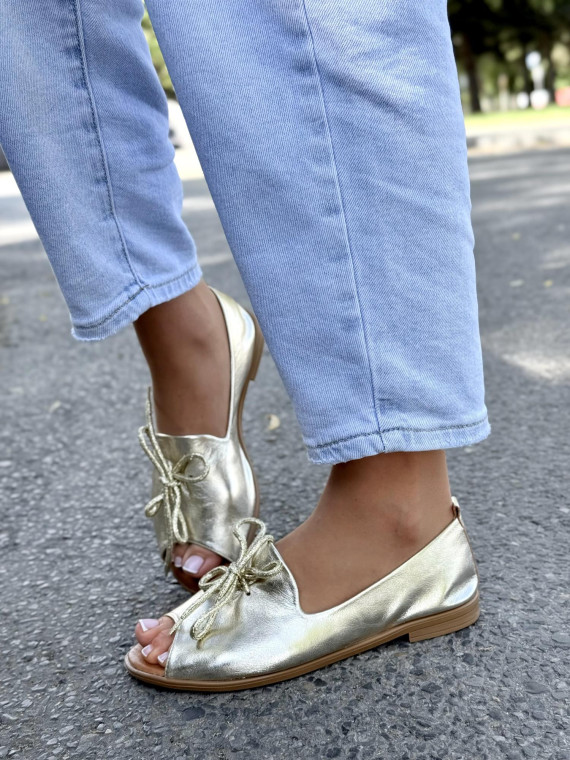 Sandałki damskie OLEKSY ze skóry naturalnej Polskiej produkcji