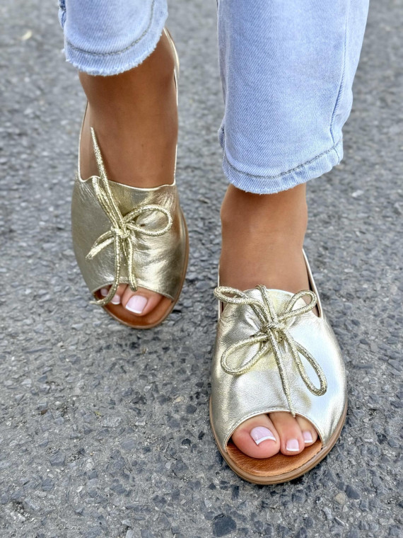 Sandałki damskie OLEKSY ze skóry naturalnej Polskiej produkcji